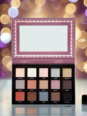 Ace Beaute Eyeshadow Palette - Smoky Rose Lightly Used- Swatched